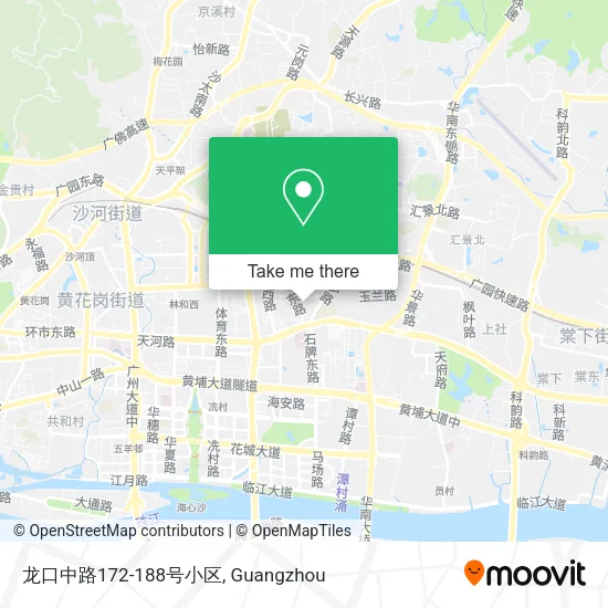 龙口中路172-188号小区 map