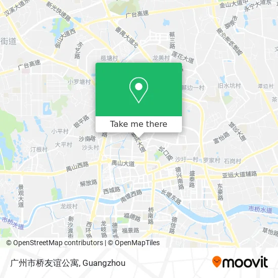 广州市桥友谊公寓 map
