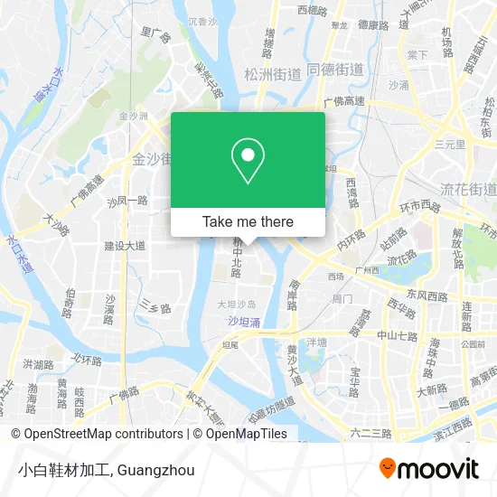 小白鞋材加工 map
