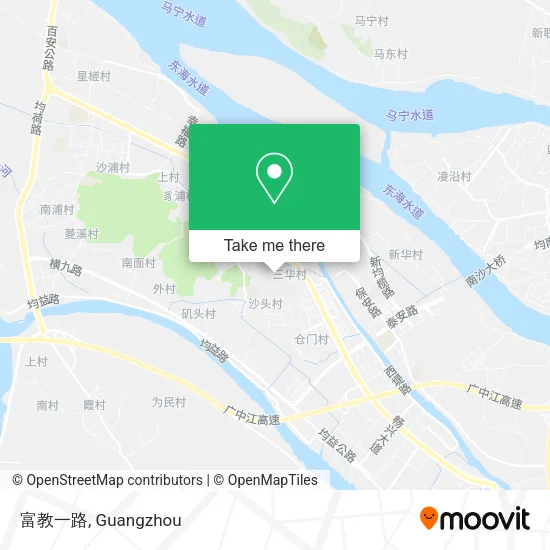 富教一路 map