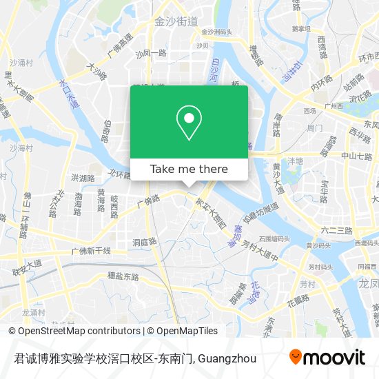 君诚博雅实验学校滘口校区-东南门 map