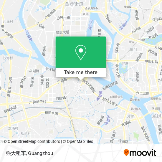 强大租车 map