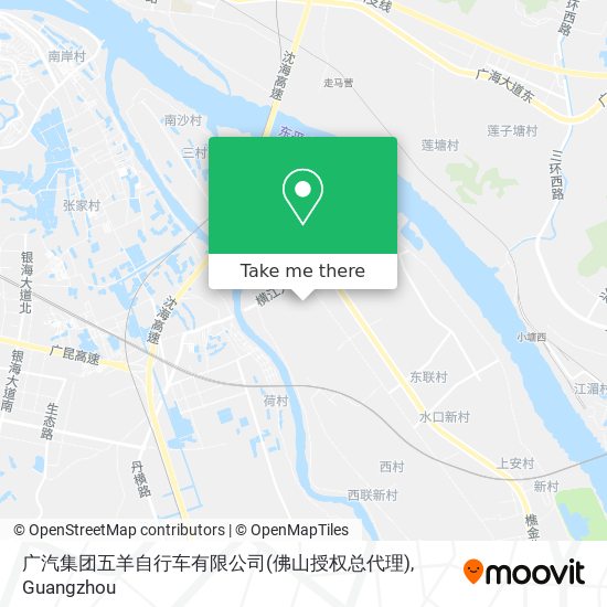 广汽集团五羊自行车有限公司(佛山授权总代理) map