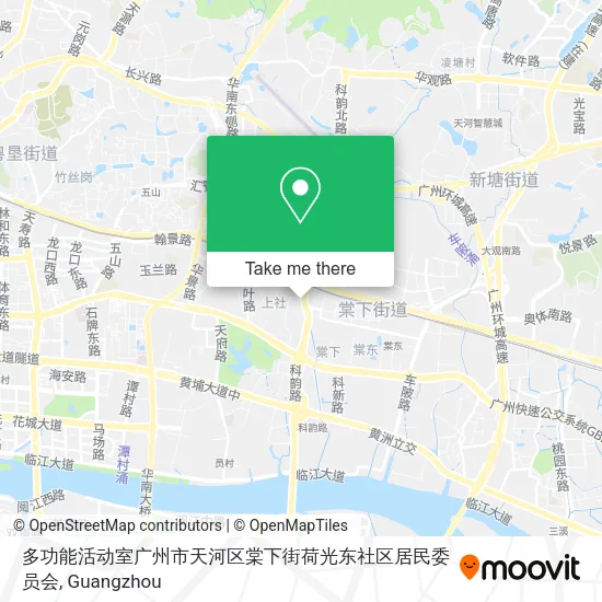 多功能活动室广州市天河区棠下街荷光东社区居民委员会 map
