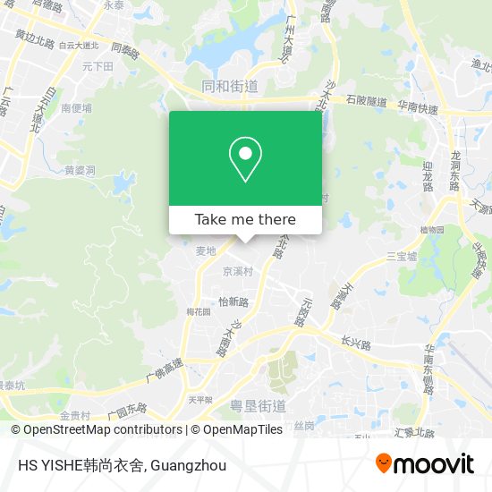 HS YISHE韩尚衣舍 map