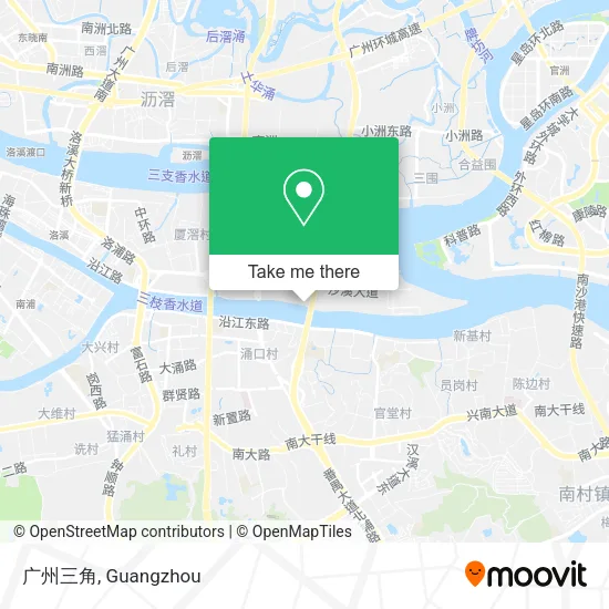 广州三角 map