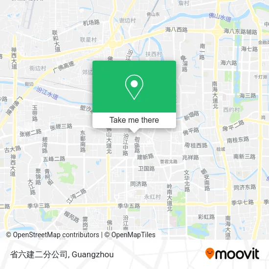 省六建二分公司 map