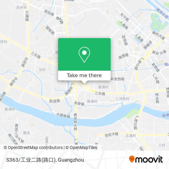 S363/工业二路(路口) map
