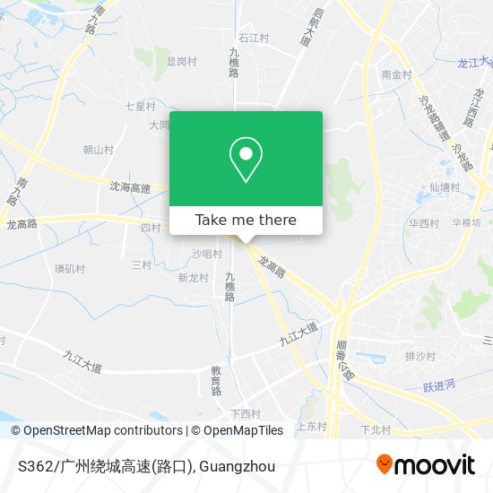 S362/广州绕城高速(路口) map