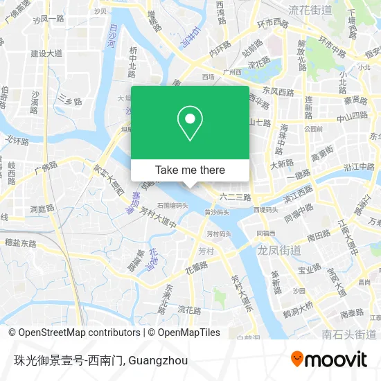 珠光御景壹号-西南门 map
