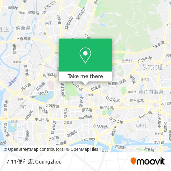 7-11便利店 map