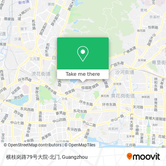 横枝岗路79号大院-北门 map