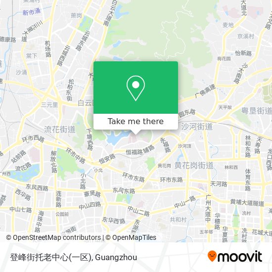 登峰街托老中心(一区) map