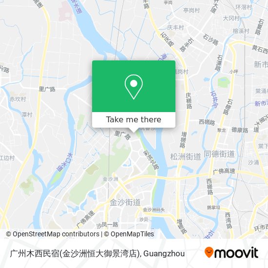 广州木西民宿(金沙洲恒大御景湾店) map
