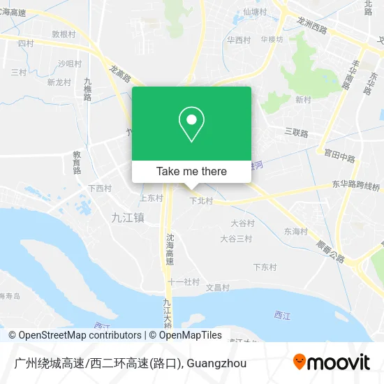 广州绕城高速/西二环高速(路口) map