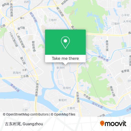 古东村尾 map