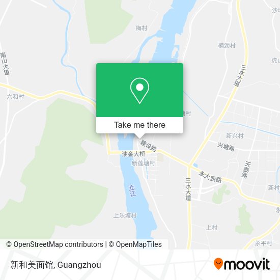 新和美面馆 map