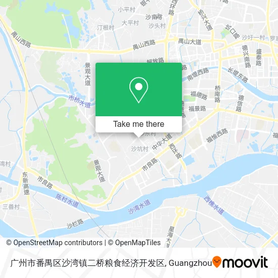 广州市番禺区沙湾镇二桥粮食经济开发区 map