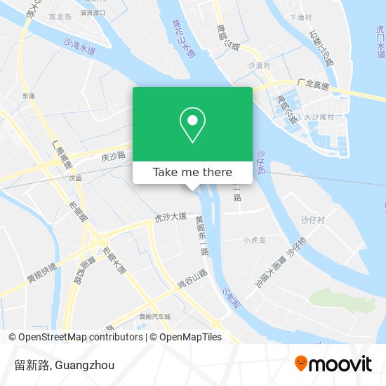 留新路 map