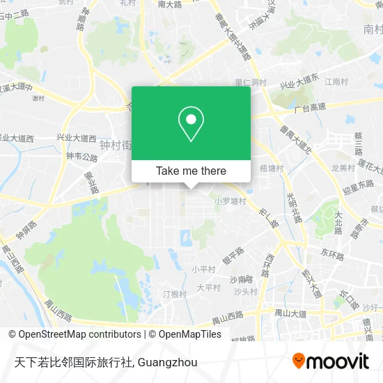 天下若比邻国际旅行社 map