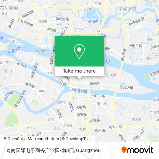 岭南国际电子商务产业园-南3门 map