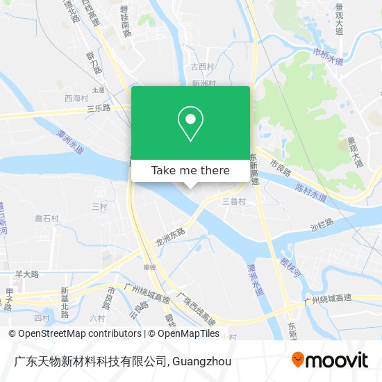 广东天物新材料科技有限公司 map