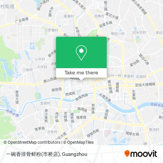 一碗香排骨鲜粉(市桥店) map