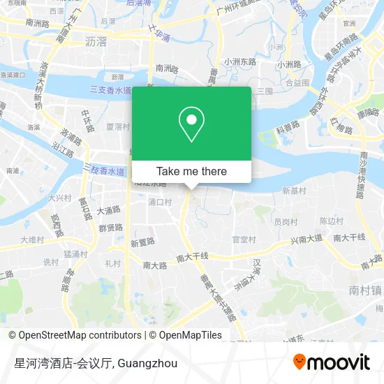 星河湾酒店-会议厅 map