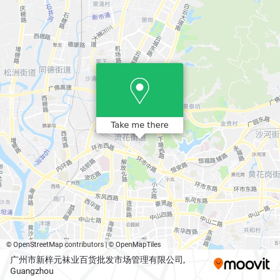 广州市新梓元袜业百货批发市场管理有限公司 map