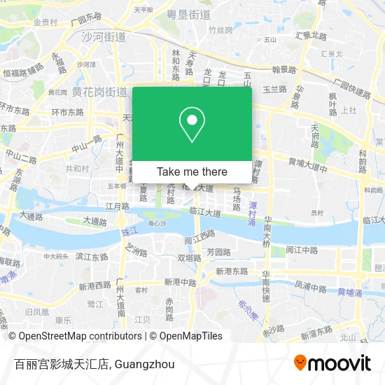 百丽宫影城天汇店 map