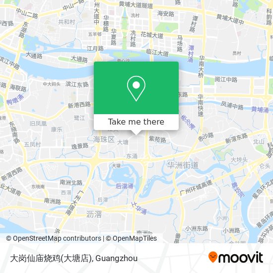 大岗仙庙烧鸡(大塘店) map