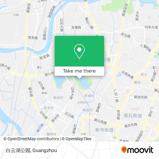 白云湖公园 map