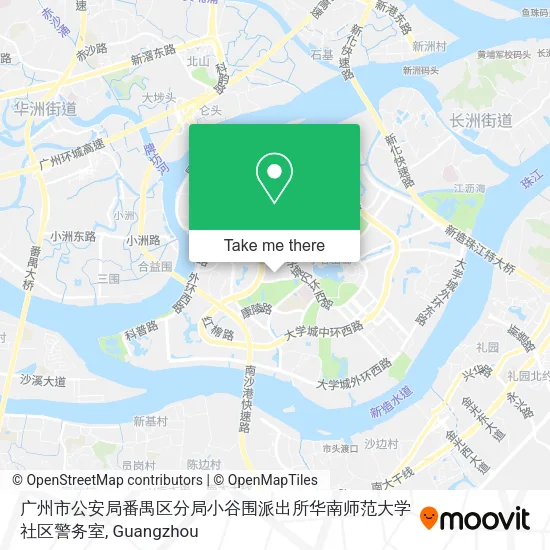 广州市公安局番禺区分局小谷围派出所华南师范大学社区警务室 map