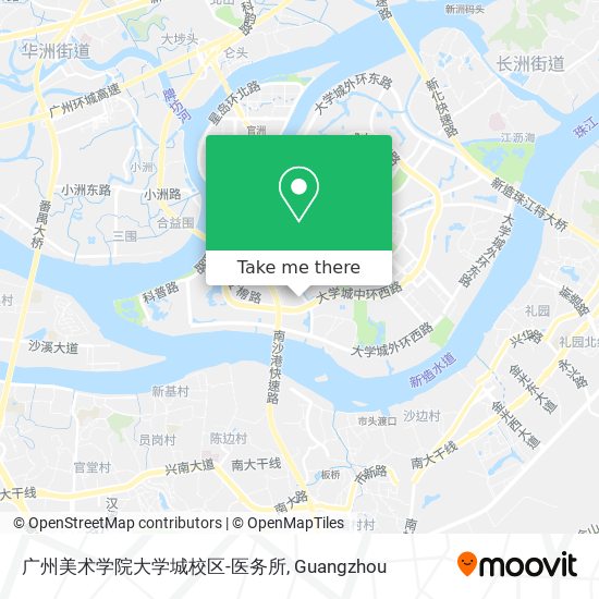 广州美术学院大学城校区-医务所 map