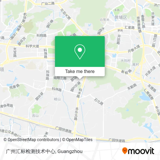广州汇标检测技术中心 map