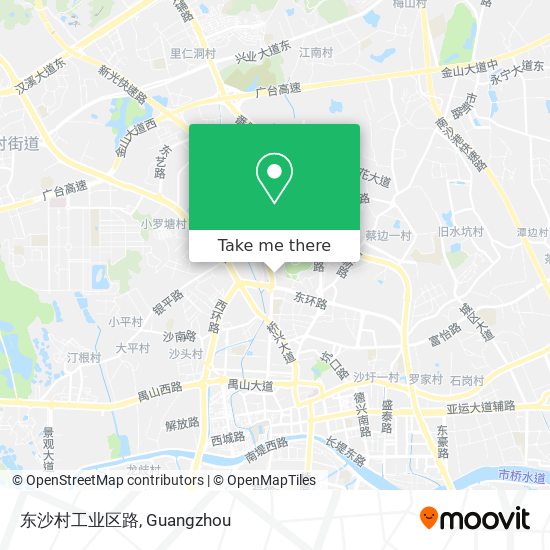 东沙村工业区路 map