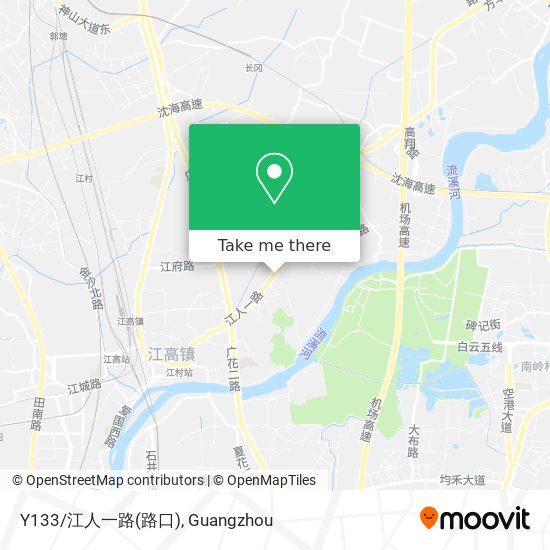 Y133/江人一路(路口) map