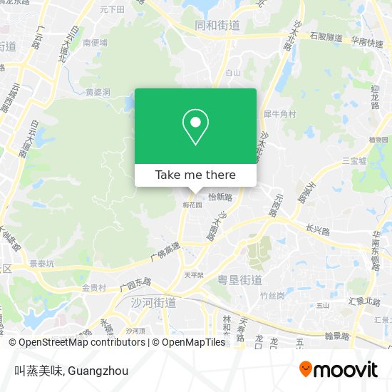 叫蒸美味 map