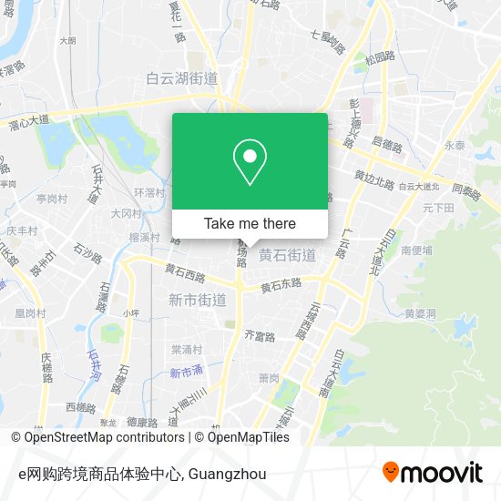 e网购跨境商品体验中心 map