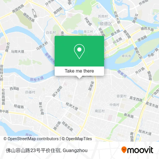 佛山容山路23号平价住宿 map