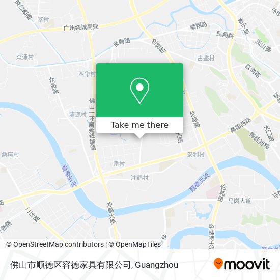 佛山市顺德区容德家具有限公司 map