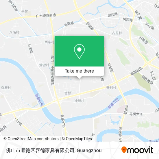 佛山市顺德区容德家具有限公司 map