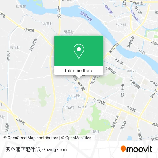 秀谷理容配件部 map