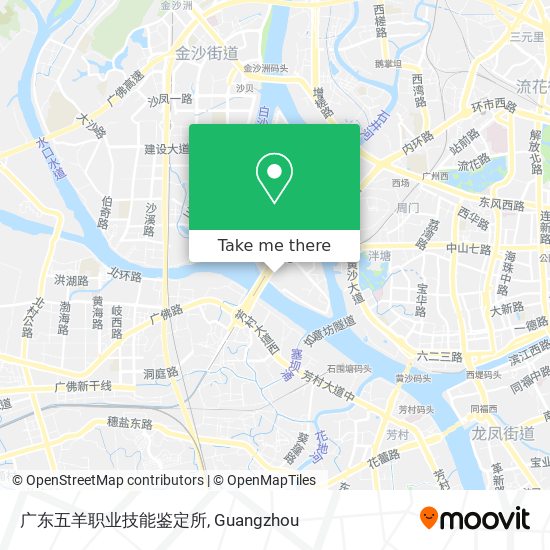 广东五羊职业技能鉴定所 map