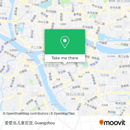 爱婴岛儿童百货 map