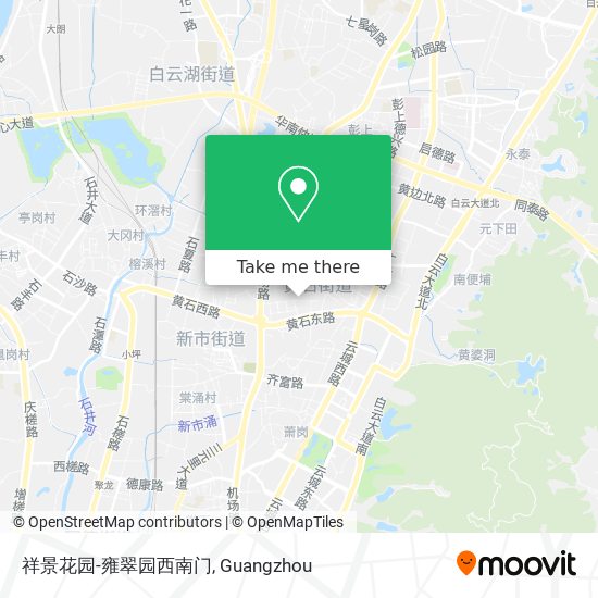 祥景花园-雍翠园西南门 map