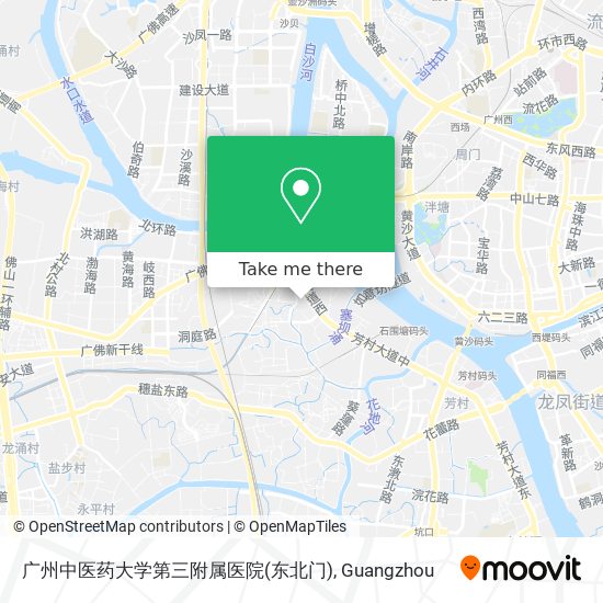 广州中医药大学第三附属医院(东北门) map