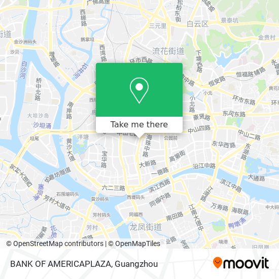BANK OF AMERICAPLAZA map