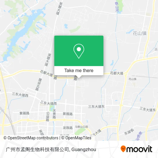 广州市孟阁生物科技有限公司 map