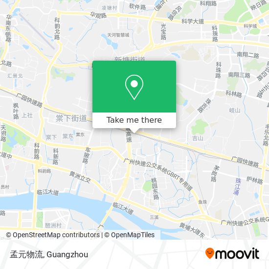 孟元物流 map